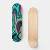 Abstrakter Regenbogen Skateboard (Voorkant)