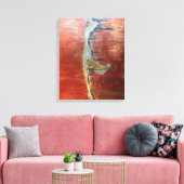 Abstraktes Bild der Insel Sylt Canvas Afdruk (Insitu (Woonkamer))
