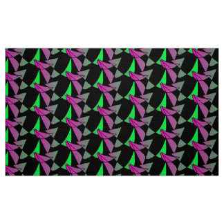 Abstraktes buntes Stoffmuster Pink Grün Neon schwa Stof