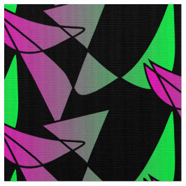Abstraktes buntes Stoffmuster Pink Grün Neon schwa Stof