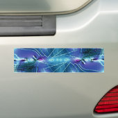abstraktes Muster abstract pattern Bumpersticker (Op auto)
