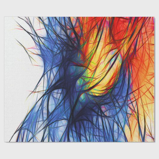 Abstraktfeeling Cadeaupapier (Vlak)