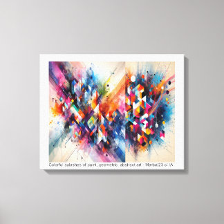 ABSTRATO - impressão em tela Canvas Afdruk