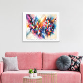 ABSTRATO - impressão em tela Canvas Afdruk (Insitu (Woonkamer))