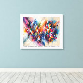 ABSTRATO - impressão em tela Canvas Afdruk (Insitu (Houten vloer))