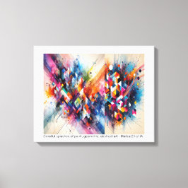 ABSTRATO - impressão em tela Canvas Afdruk