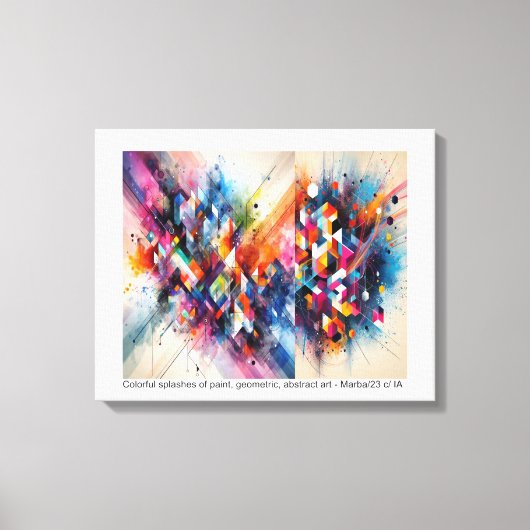 ABSTRATO - impressão em tela Canvas Afdruk (Voorkant)