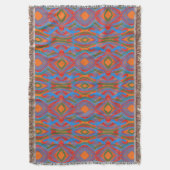 Abstrato Laranja Deken (Voorkant Verticaal)