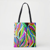 Abstrato Rústico Tote Bag (Voorkant)