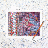Abstruse Abstracte mozaïek Paul Klee Briefkaart