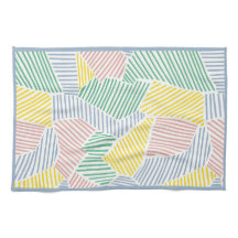 Abstrut vormpatroon met levendige kleurlijnen