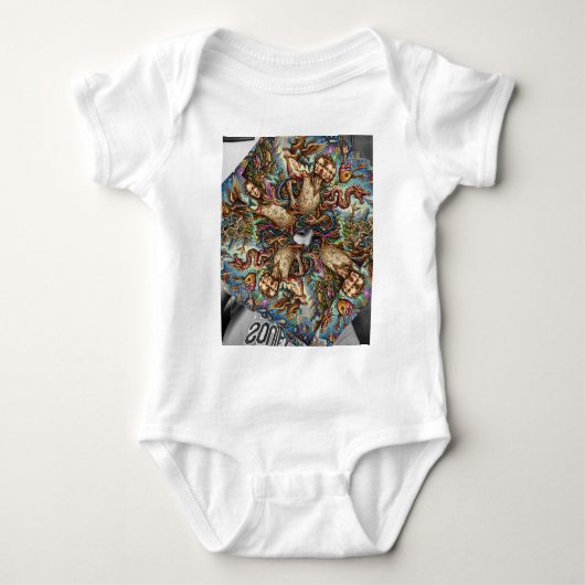 absurd ontwerp t-shirt volledig geflagd (Voorkant)
