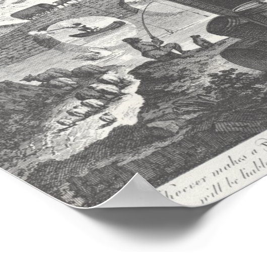 Absurd Perspectives, William Hogarth Poster (Hoek)