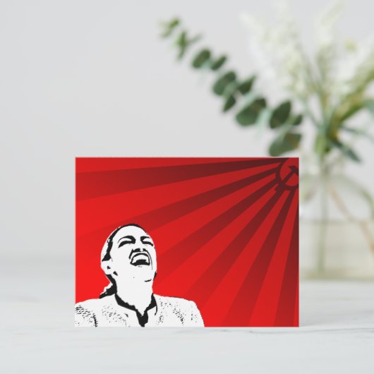 Absurd Politiek Briefkaart (Staand voorkant)