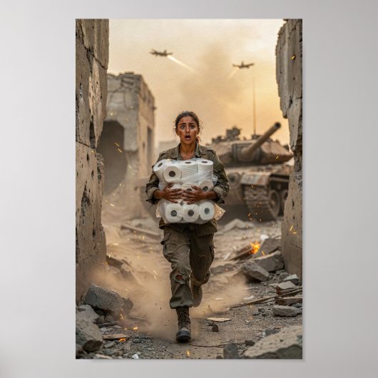 Absurde Overlevingsrace door Chaos Poster (Voorkant)