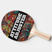 ABTRACT ART ATTITUDE ADJUSTER PINGT PONG PADDLES TAFELTENNISBATJE (Zijkant)