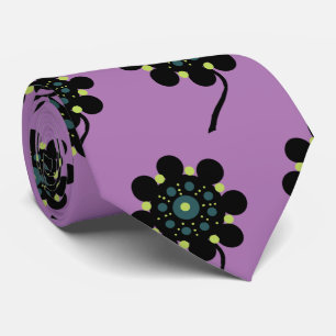 ABtsrcat Minimal Flowers Stropdas