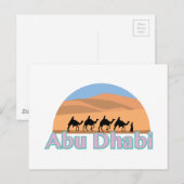 Abu Dhabi Briefkaart (Voorkant / Achterkant)