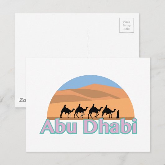 Abu Dhabi Briefkaart (Voorkant / Achterkant)