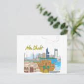 Abu Dhabi Briefkaart (Staand voorkant)