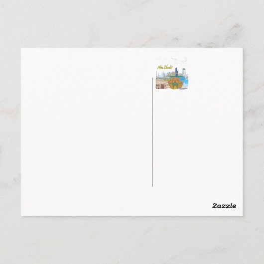 Abu Dhabi Briefkaart (Achterkant)