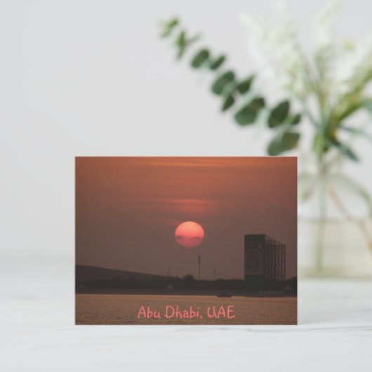 Abu Dhabi Briefkaart (Staand voorkant)