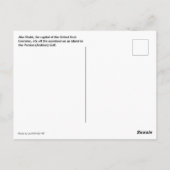 Abu Dhabi briefkaart - Verenigde Arabische Emirate (Achterkant)