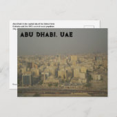 Abu Dhabi briefkaart - Verenigde Arabische Emirate (Voorkant / Achterkant)