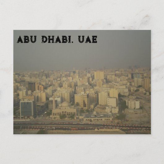 Abu Dhabi briefkaart - Verenigde Arabische Emirate (Voorkant)