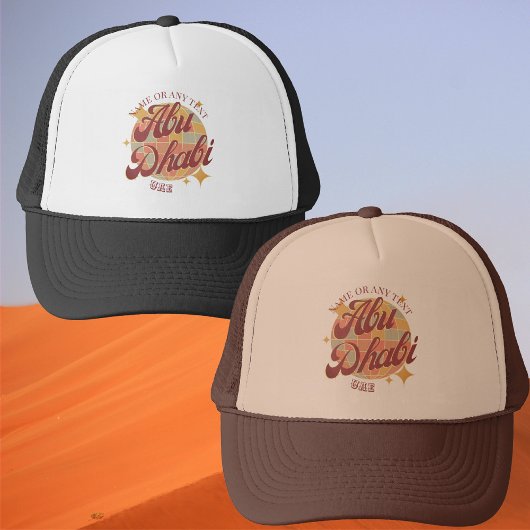 Abu Dhabi City VAE kleding Trucker Pet