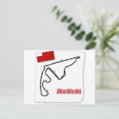 Abu Dhabi GP Circuit Briefkaart (Staand voorkant)