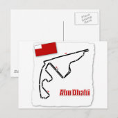 Abu Dhabi GP Circuit Briefkaart (Voorkant / Achterkant)