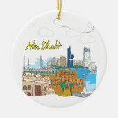 Abu Dhabi Keramisch Ornament (Voorkant)