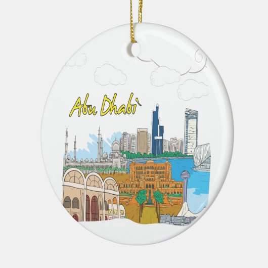 Abu Dhabi Keramisch Ornament (Links)