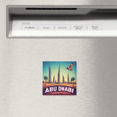 🧲 Abu Dhabi Kustvakantie Herinnering UAE 🌊 Magneet (Insitu (Vaatwasser))