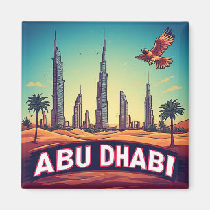 🧲 Abu Dhabi Kustvakantie Herinnering UAE 🌊 Magneet