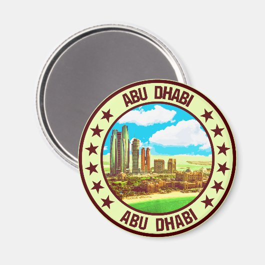 Abu Dhabi Magneet (Voorkant / Achterkant)