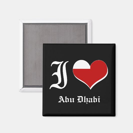 Abu Dhabi Magneet (Voorkant / Achterkant)