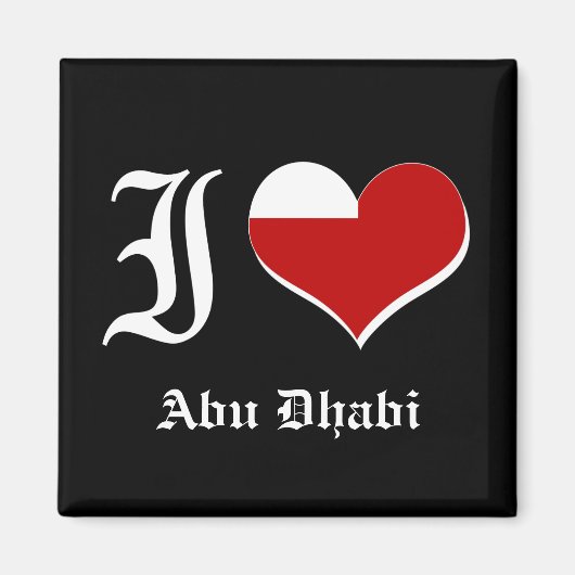 Abu Dhabi Magneet (Voorkant)
