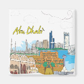 Abu Dhabi Magneet (Voorkant)