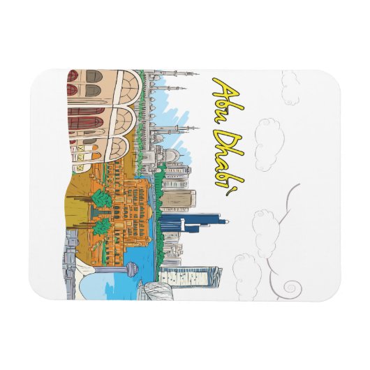 Abu Dhabi Magneet (Horizontaal)