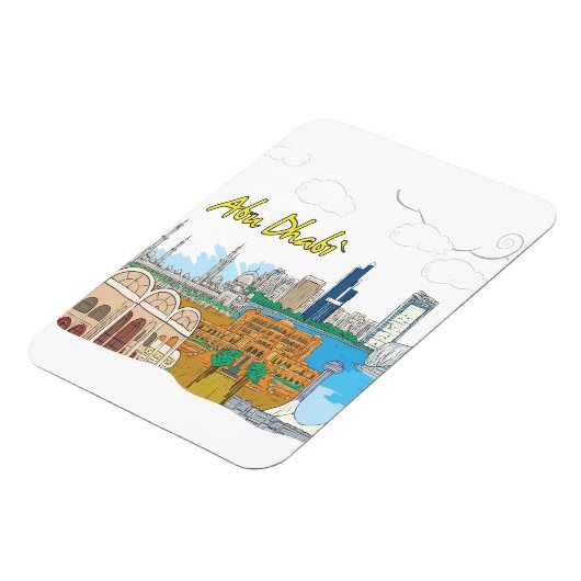 Abu Dhabi Magneet (Linkerzijde)