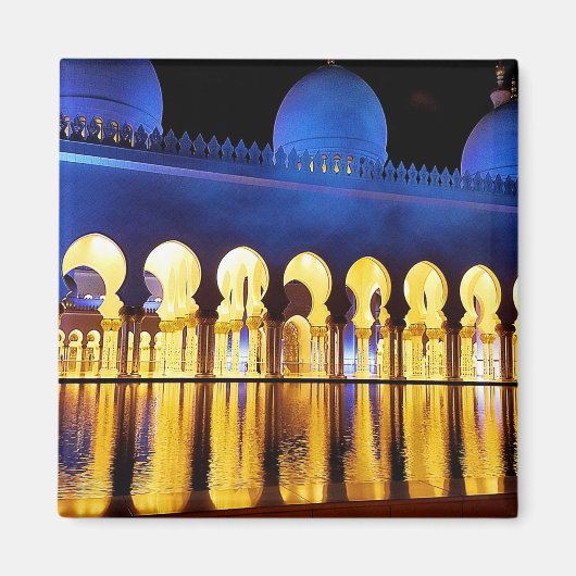 Abu Dhabi Mosk Magneet (Voorkant)