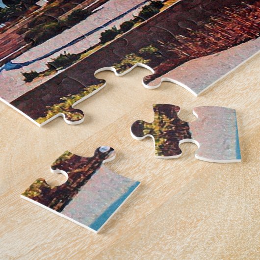 Abu Dhabi Mosque schilderij Legpuzzel (Zijkant)