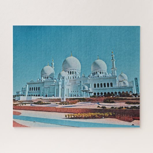 Abu Dhabi Mosque schilderij Legpuzzel (Horizontaal)
