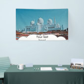 Abu Dhabi Mosque schilderij Spandoek (Beurs)