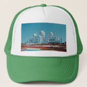 Abu Dhabi Mosque schilderij Trucker Pet (Voorkant)