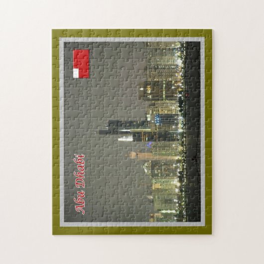 Abu Dhabi - Panorama - Legpuzzel (Verticaal)