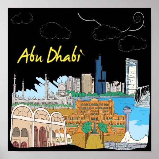Abu Dhabi Poster (Voorkant)