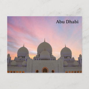 Abu Dhabi Reisreclame Vintage Toerisme Advertentie Briefkaart